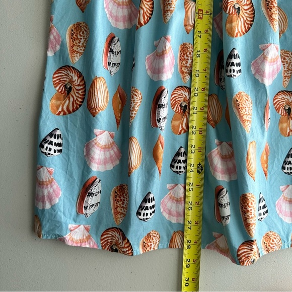 HELL BUNNY VIXEN Retro A-Line Pleated Maya Bay Skirt Women’s Size XL - Picture 10 of 10